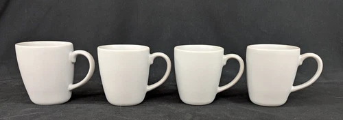 WILLIAMS-SONOMA OPEN KITCHEN MATTE GRAY MUGS SET OF 4