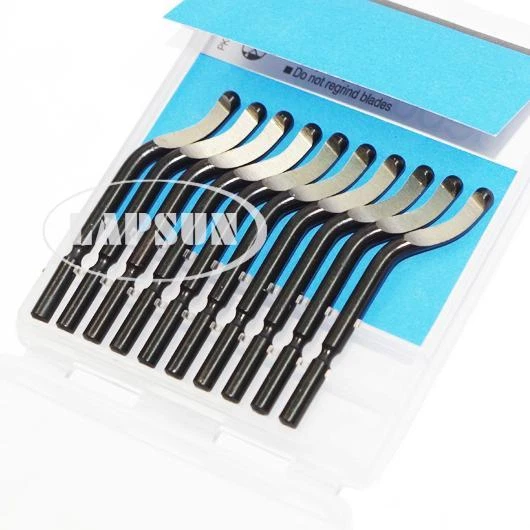 10pcs NOGA BS1010 S10 Swivel Blades Deburring Tool HSS for Metal Plastic Wood UK