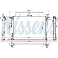 KüHler WasserküHler MotorküHler Passend FüR KIA Sorento II XM 2.4 Cvvt
