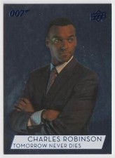 2019 Upper Deck 007 James Bond Silver Foil #18 Colin Salmon as Charles Robinson