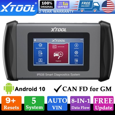 USED XTOOL IP508 Full OBD2 Car Scan Tool Oil/EPB/BMS/ABS/SAS Diagnostic Scanner