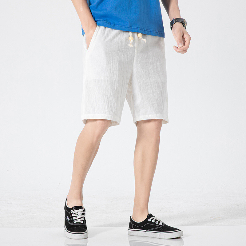 Short Pants Pocket Mens Shorts Polyester Regular Running Solid Color