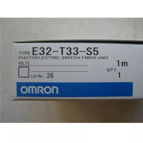 1PC new omron E32-T33-S5 Fiber Optic Sensor E32T33S5 free shipping