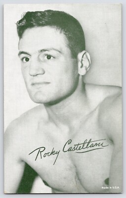 Luzerne Native Boxer Rocky Castellani~Lost To Sugar Ray Robinson Middleweight