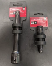 Two New Craftsman Impact Extension bars 3/8" & 1/2 Drive- F. Ship