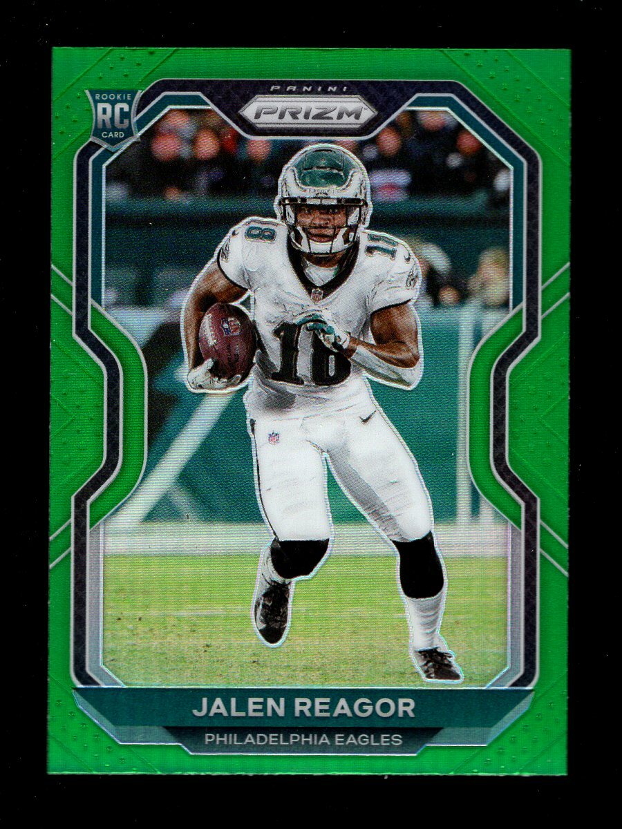 2020 PRIZM GREEN #342 JALEN REAGOR RC PHILADELPHIA EAGLES