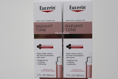 2x Eucerin Dark Spot Corrector Radiant Tone Dual Serum 30ml (1.01floz)