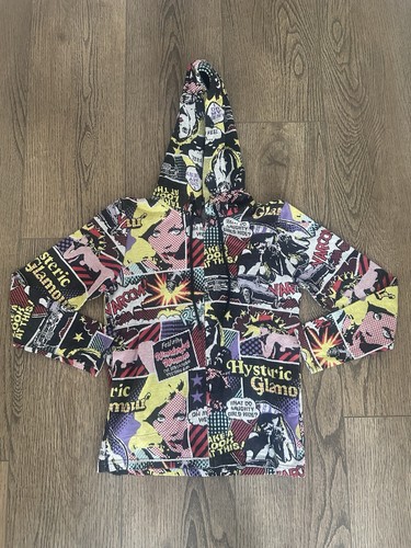 Hysteric Glamour, Vintage Hysteric Glamour Comic Book Zip-up Hoodie