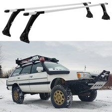 For Subaru Loyale Wagon 63 Rain Gutter Roof Rack Cross Bars Cargo Kayak Carrier