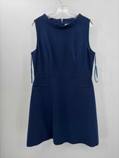 Pre-Owned Eliza J Navy Size 14 Short Sleeveless Dress