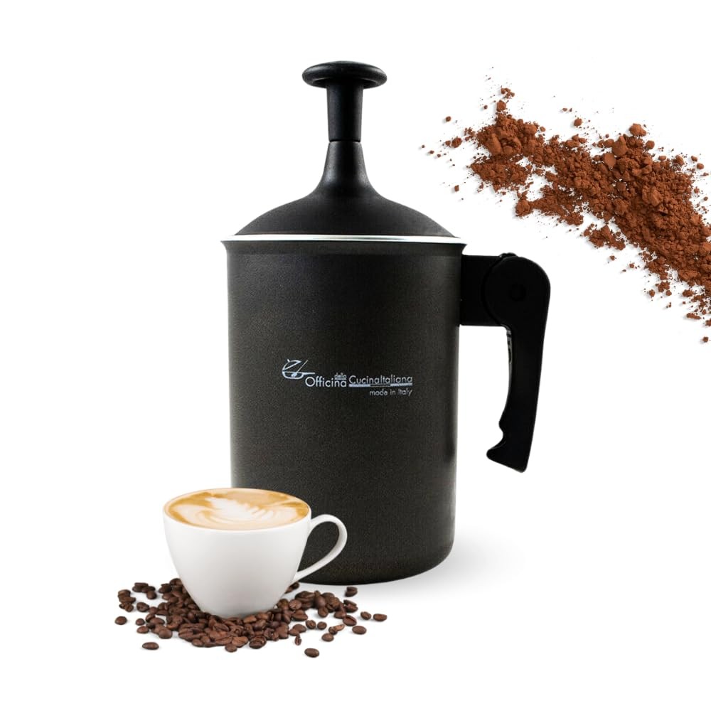 Schiumalatte Manuale Professionale Cremino Kit per Caffè e Cappuccini