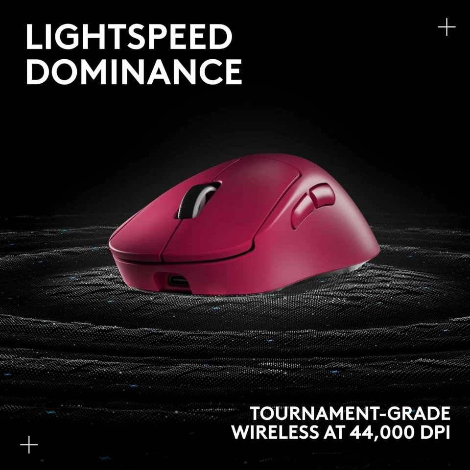 Logitech G Pro X Superlight 2 Wireless Gaming Mouse Magenta Programmable Buttons - Image 4 of 4