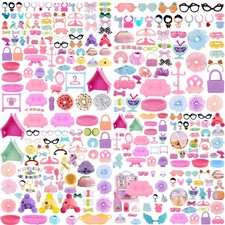 35 pcs Random Accessories House Perfume Shoes Collar For LPS Pet Toy Kid Gift