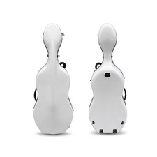 Cello case 4/4 hard with wheels,Straps Carbon Fiber cello box Lightweight Str...