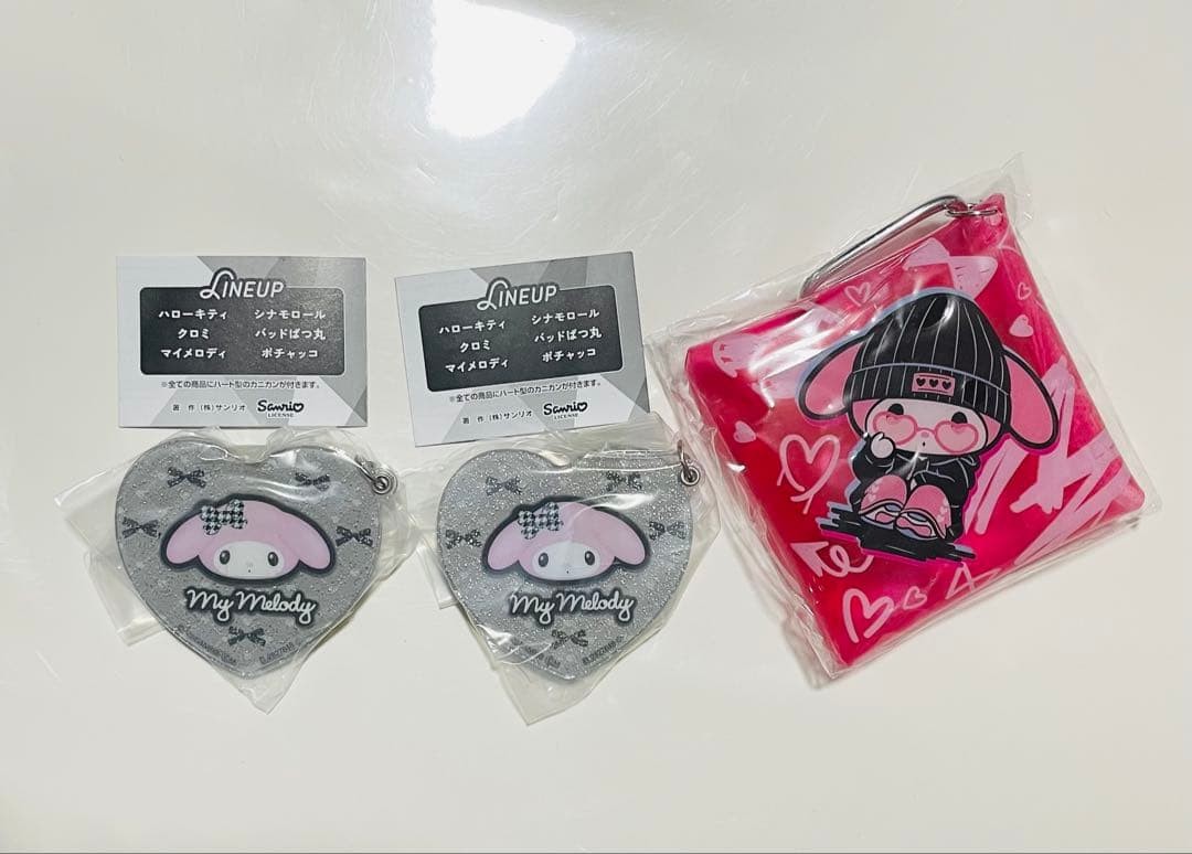 Sanrio Monotone Slide Mirror Collection My Melody 2pc Solid&Cool MultiCase