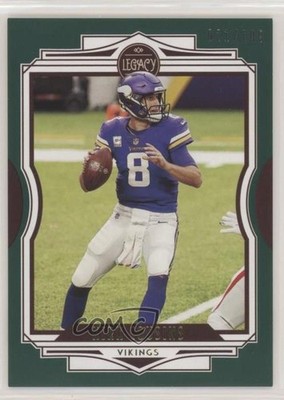 2021 Panini Legacy Green 21/100 Kirk Cousins #68 0h7e