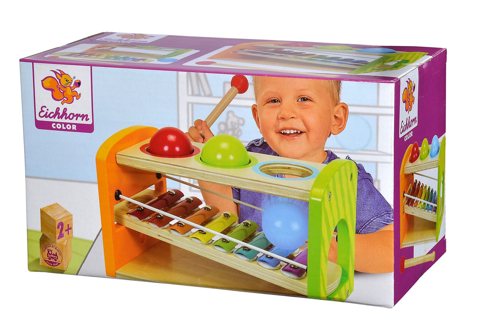 Eichhorn 100002233 Color Xylophone Hammering Bank Set 11390₽