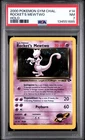 2000 POKEMON GYM CHALLENGE HOLO #14 ROCKET'S MEWTWO PSA 7