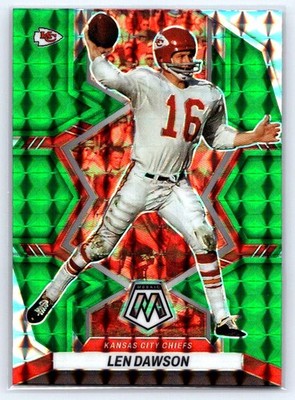 2022 Panini Mosaic Mosaic Green #237 Len Dawson - Kansas City Chiefs