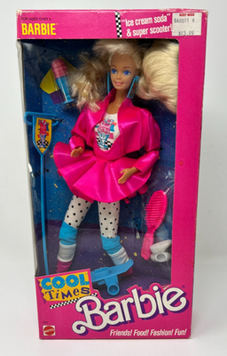 Vintage 1988 Cool Times Barbie Doll Mattel #3022 11.5