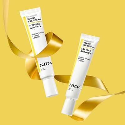 NIDA Revive Eye Cream For Face And Neck | Probiotic Solution