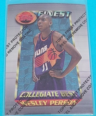 1994  Finest #281 Wesley Person Phoenix Suns Basketball Card U5