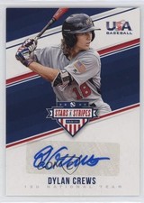 2018 Panini USA Baseball Stars & Stripes 177/194 Dylan Crews #SS-DC Auto 0b7z