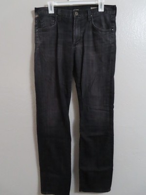 Citizens of Humanity Jeans Mens 32x30 Straight Leg Stretch Denim USA Brown SID