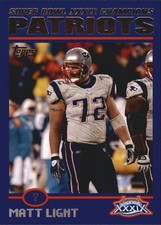 B5633- 2005 Patriots Topps Super Bowl Champions -You Pick- 15+ FREE US SHIP