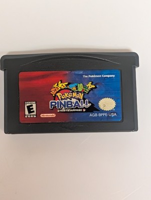 Pokemon Pinball Ruby & Sapphire Nintendo Game Boy Advance GBA Authentic Tested