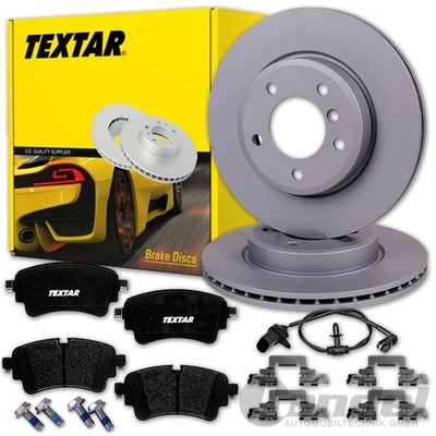 TEXTAR BREMSSCHEIBEN 330mm + BELÄGE HINTEN passend für VW TOUAREG 3 CR