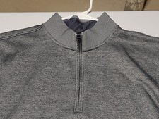 Under Armour - Knit Quarter Zip Pullover - Gray - Size Large