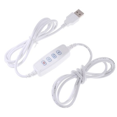 LED Dimmer USB Port Power Supply Line Extension Cable With ON OFF Switch Adap $g