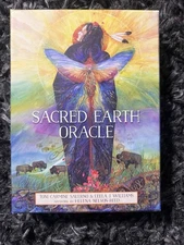 Sacred Earth Oracle NEW Sealed 45 Cards 120 page book T. Carmine Salerno H. Reed