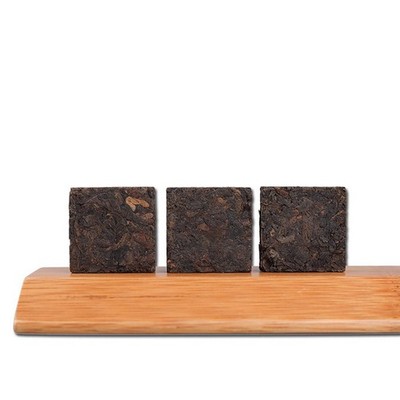 03 Year Bulk Pu'er Mini Square Tea Brick Old Tree Ripe Tea Brick 250g Small Tuo