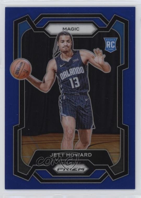 2023-24 Panini Prizm Blue Prizm 183/199 Jett Howard #132 0m89