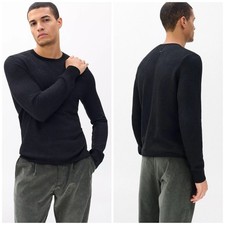 NWT Rag  Bone 298 Men's Gregory Merino Sweater In Black Size: Medium