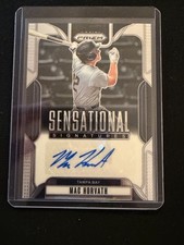 Mac Horvath 2025 Prizm - Sensational Signatures Auto - Tampa Bay Rays