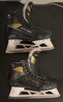 BAUER SUPREME 3S PRO Ice Hockey Goalie Skates Size 7.5 D