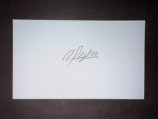Alex Torres, RAYS (2011 Debut) SIGNED 3x5 Index Card (HS)