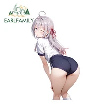 EARLFAMILY 5.1" alya Car Sticker Occlusion Waterproof Artistic Hood  PVC Decal