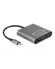 Delock USB Type-C Card für SD Express und CFexpress Speicherkarten Card-Reader