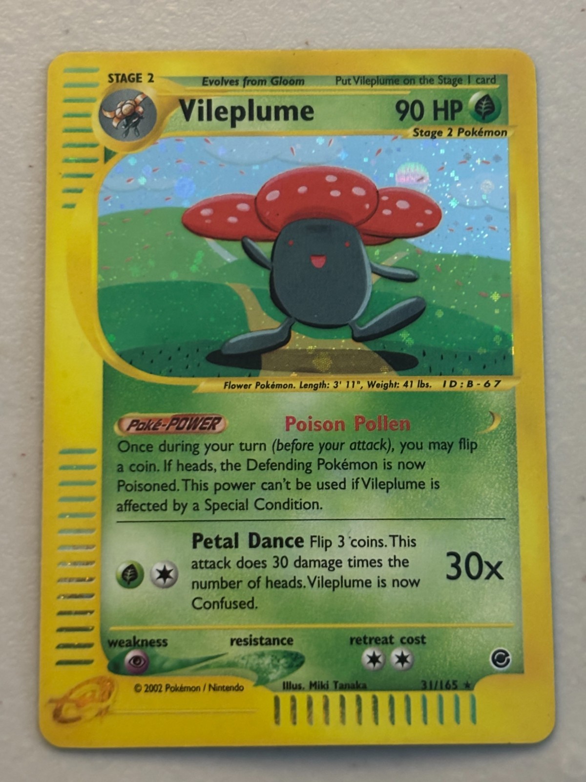 Vileplume 31/165 Reverse Holo