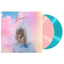 Taylor Swift Lover Blue & Pink 2LP Vinyl *Sealed In Hand*