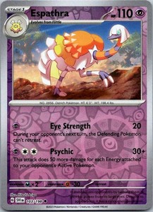 Espathra 103/198 Reverse Holo Scarlet & Violet Base Set