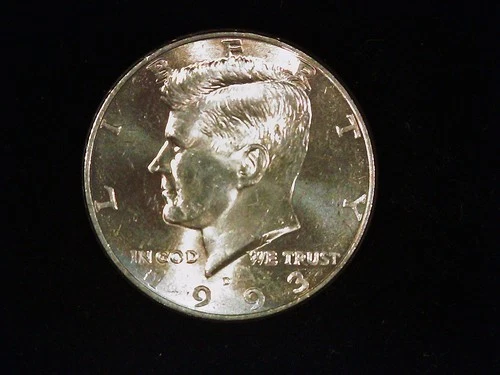 1993-D Kennedy Half Dollar (1) AU+++. Free Shipping!