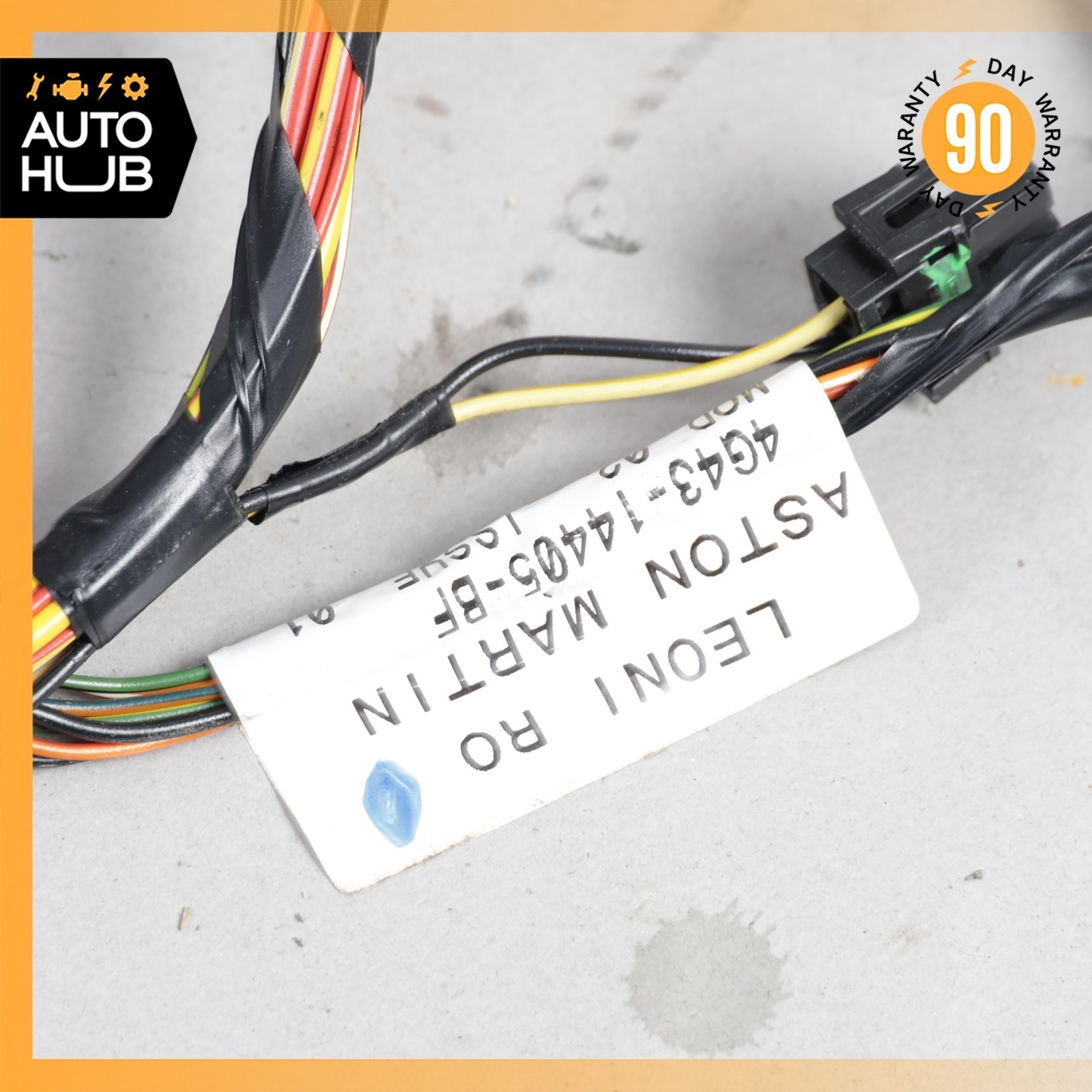 05-06 Aston Martin DB9 Volante Convertible Trunk Wire Harness 4G4314405BF OEM