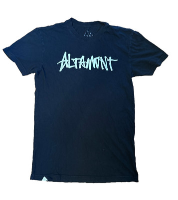 Vintage 2010s Altamont One Liner Tee Medium Black Andrew Reynolds Skate Patch