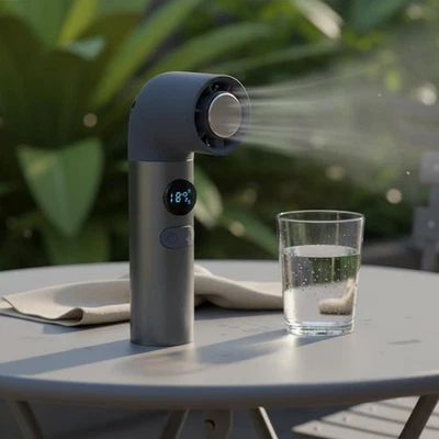 Ventilateur Pliant Battery-Operated Pliable pour Voyage, Extérieur - Bild 1 von 4