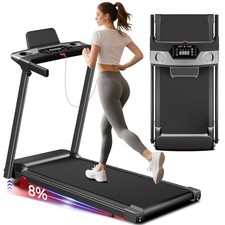APEXNEXUS TREADMILL WITH INCLINE 3-IN-1 PORTABLE TREADMILLS - BLACK